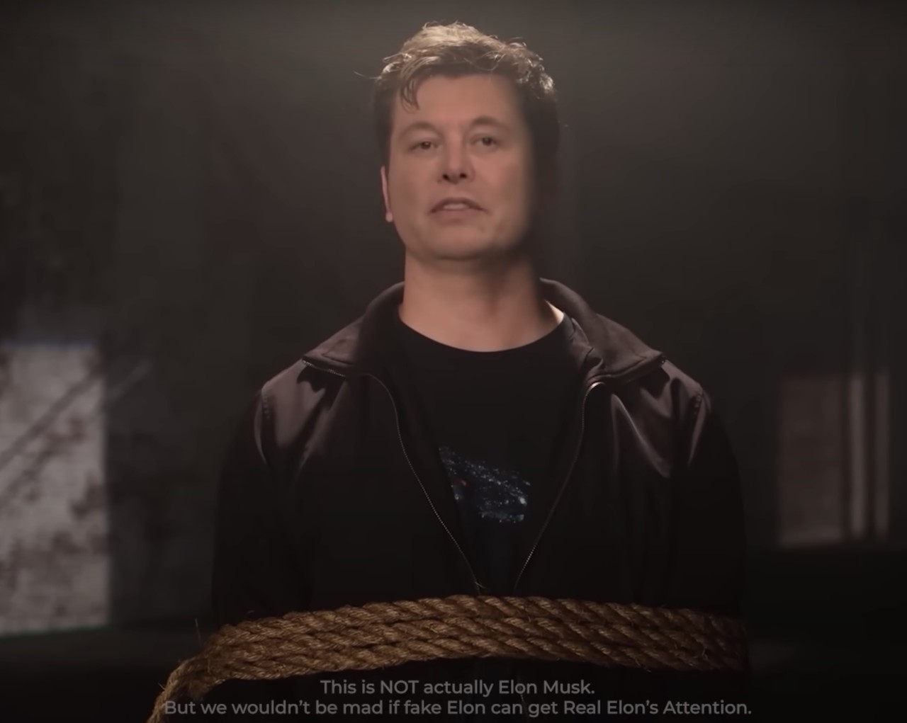 부동산투자 스타트업 리알파가 만든 가짜 일론 머스크 영상 일부(출처=리알파 홍보 유튜브)