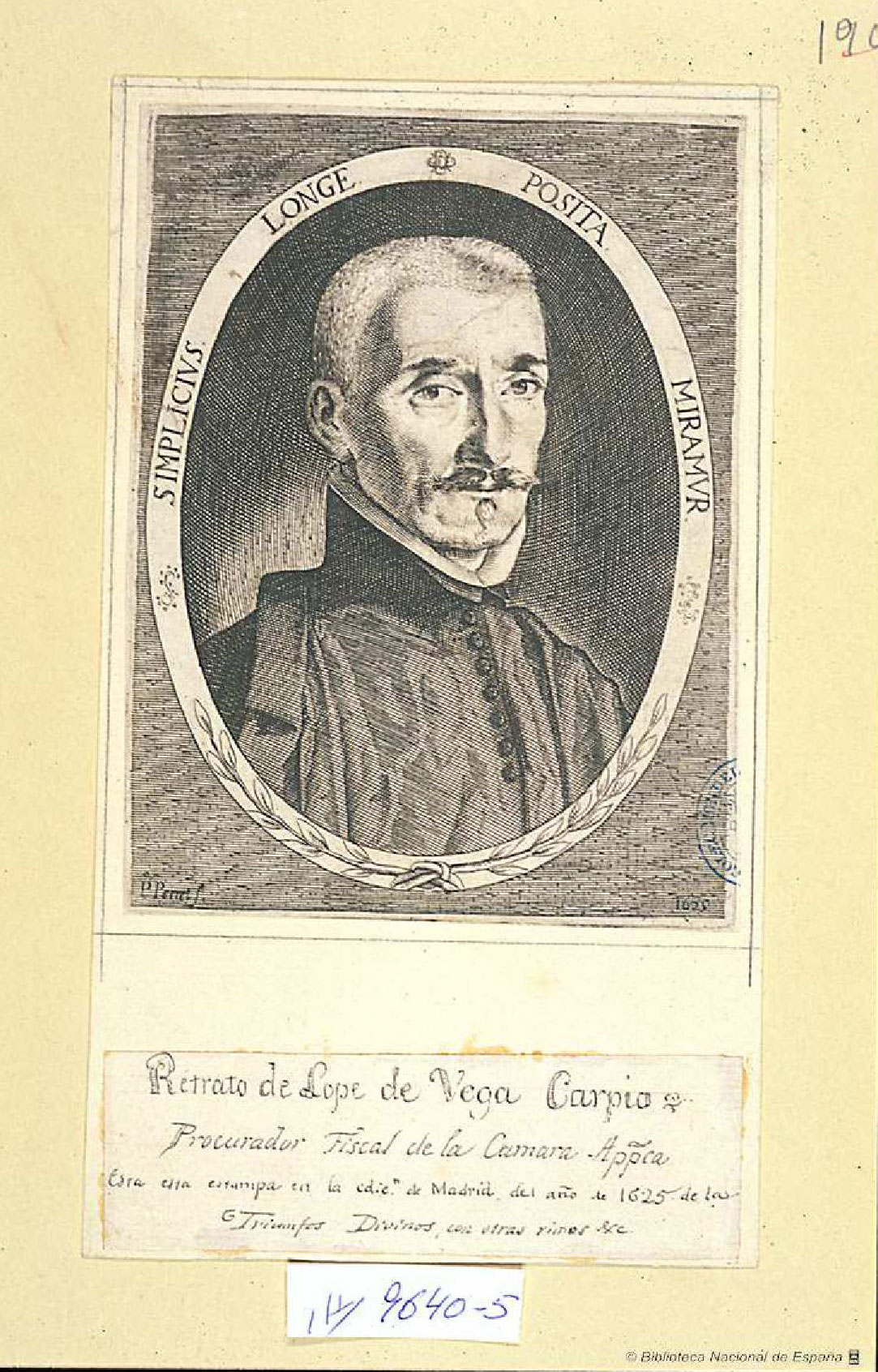 로페 드 베가의 초상화 (사진=스페인국립도서관)