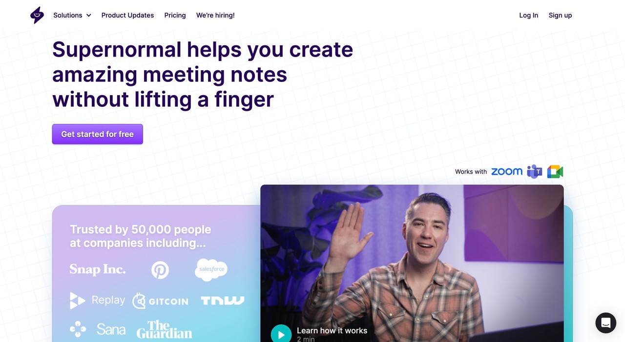 (사진=슈퍼노멀 홈페이지)