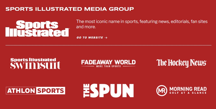 아레나 그룹의 간판인 스포츠일러스트레이티드 미디어 그룹 (사진=아레나 그룹)