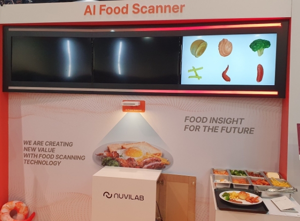 CES에서 선보인 AI 푸드 스캐너 시스템 