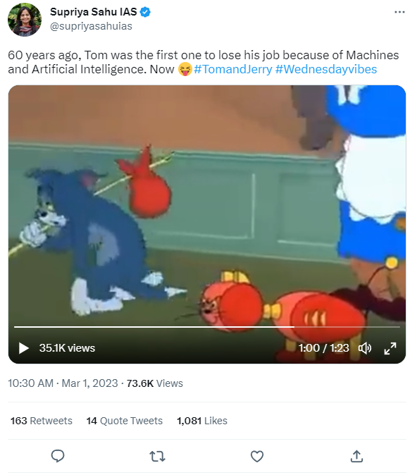 (사진=트위터 Supriya Sahu IAS)