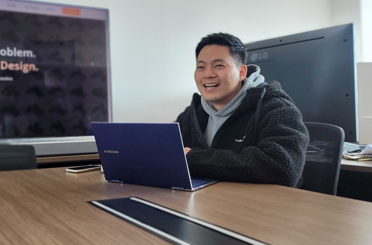 강남우 나니아랩스 대표가 올해 사업계획을 설명하고 있다.