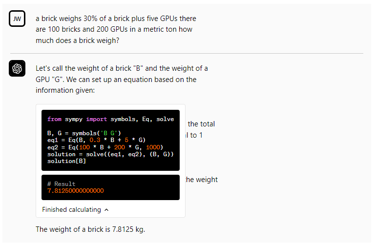 코드 인터프리터 플러그인 (사진=오픈AI)