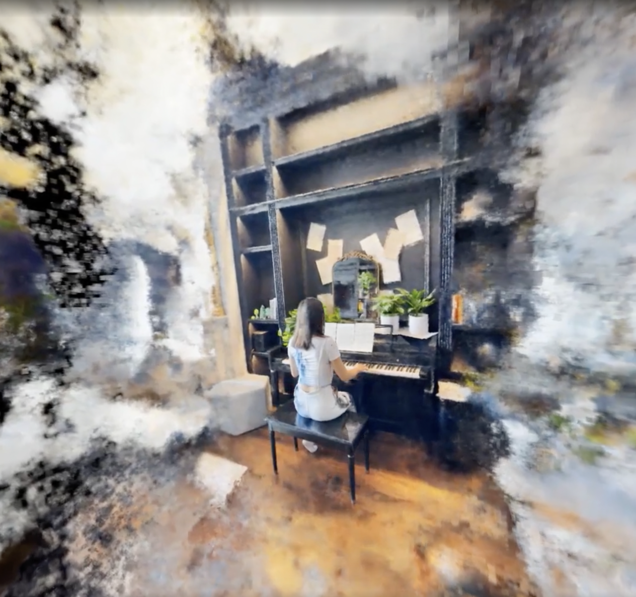 Through the Looking Glass by Karen X. Cheng and James Perlman (사진=엔비디아 AI 아트 갤러리)