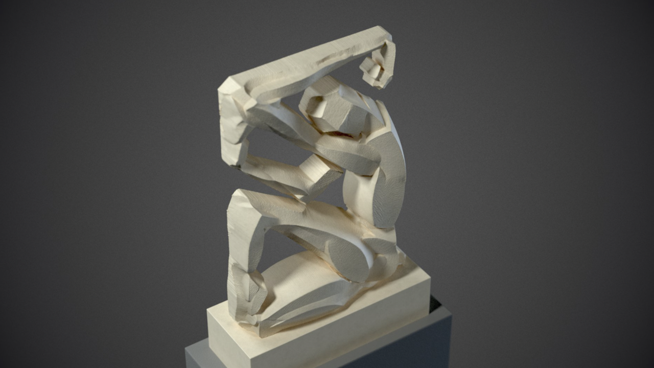 Human Allocation of Space (Scott Eaton) (사진=엔비디아 AI 아트 갤러리)