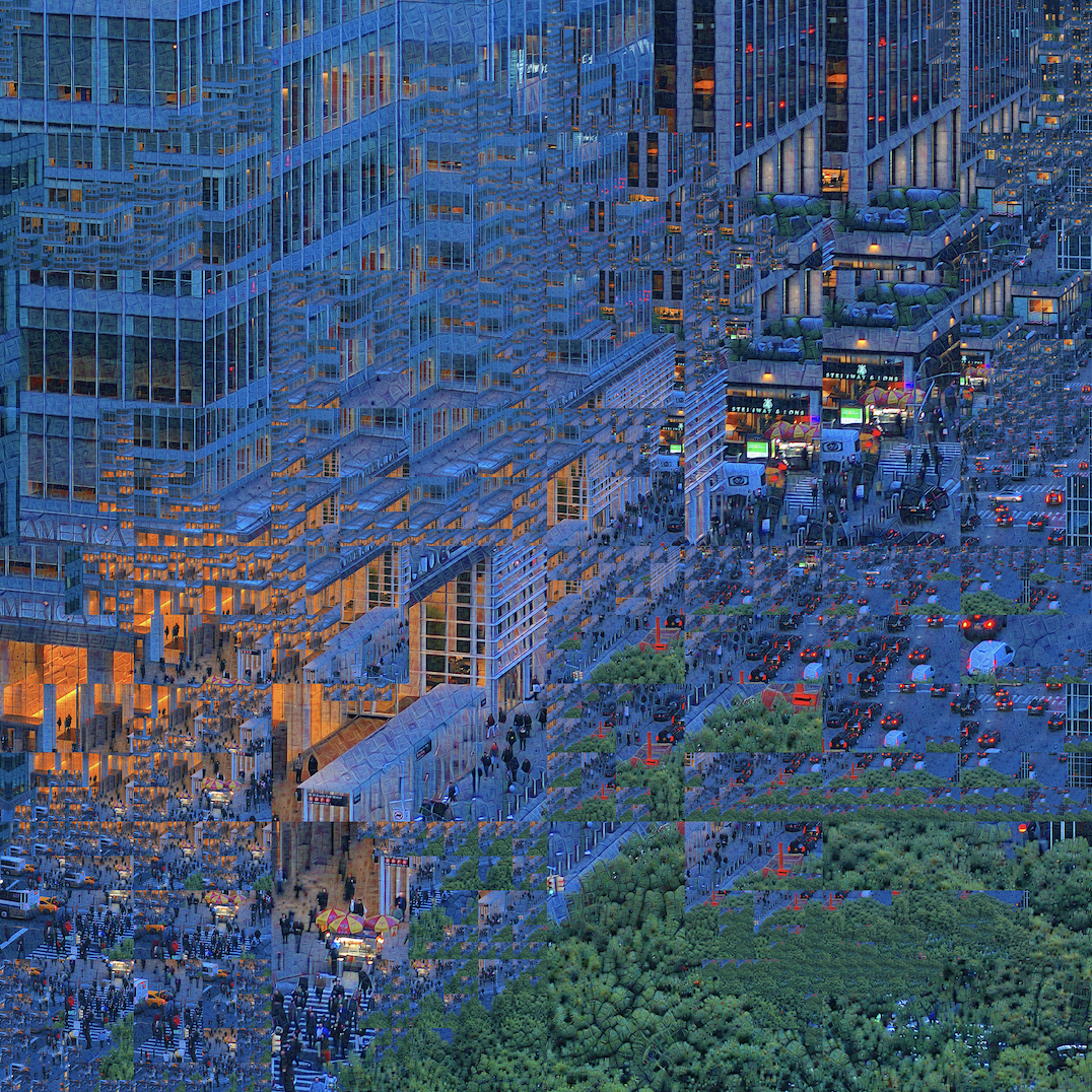 Bryant Park Dreamscape (Before the Virus) -  Daniel Ambrosi (사진=엔비디아 AI 아트갤러리)