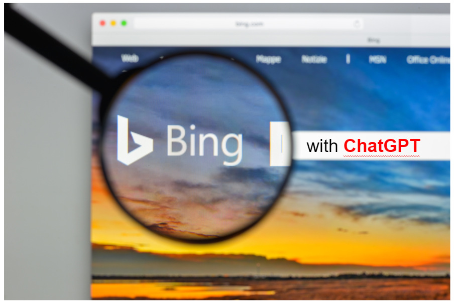 ‘챗GPT’ 기반의 MS 검색 엔진 ‘빙(Bing)’ (사진=셔터스톡)