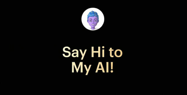 스냅챗 챗봇 ‘마이 AI’ (사진=스냅)