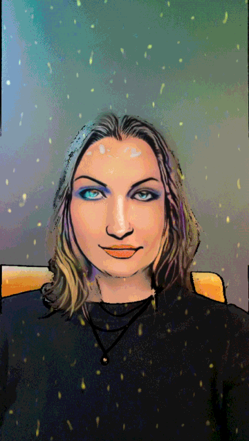 스냅챗의 AR 렌즈 (사진=스냅)