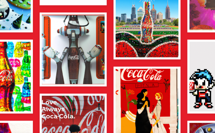 '크리에이트 리얼 매직' 캠페인에 응모한 생성 AI 이미지 (사진=코카콜라)