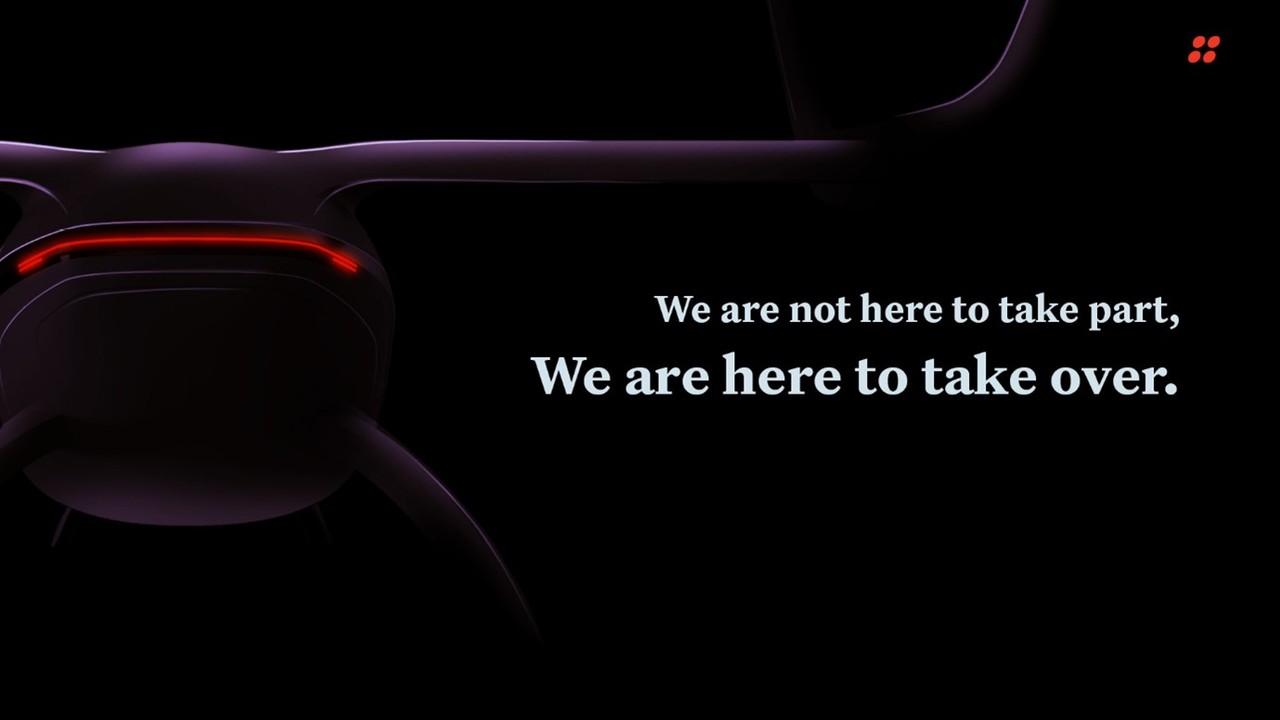 TIE가 공개한 UAM 비행체의 티저 이미지 (사진=TIE)