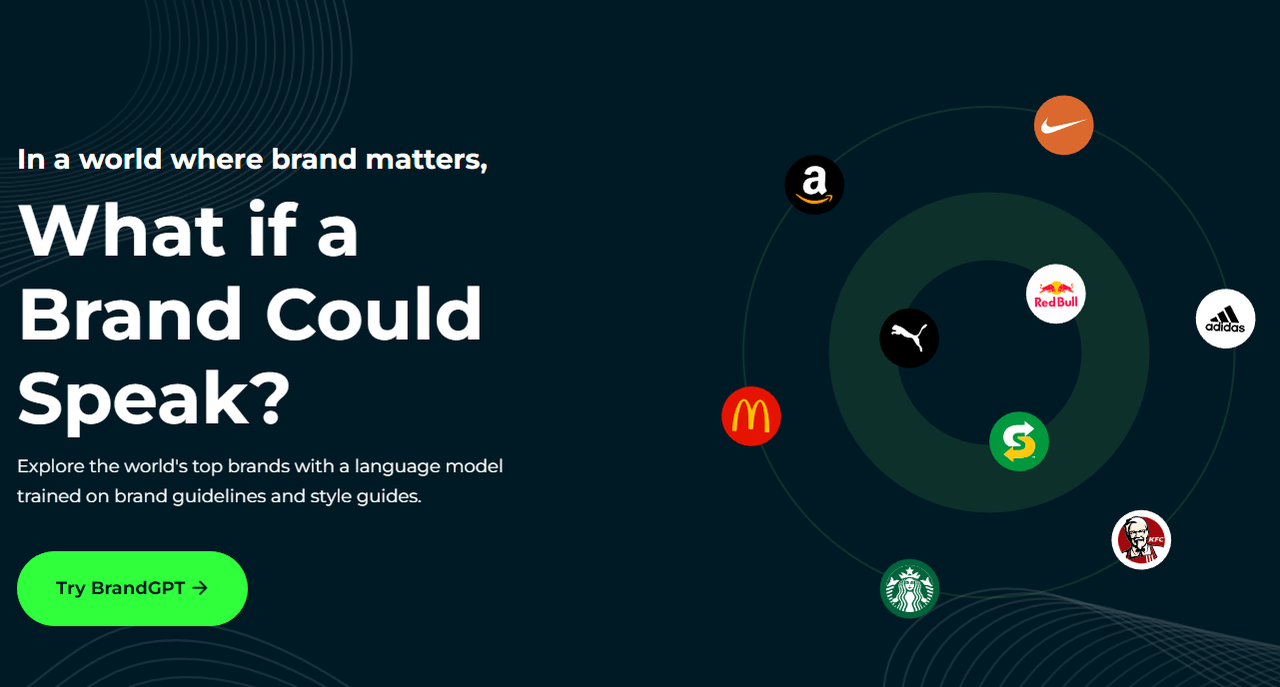 '브랜드GPT' 홈페이지 (사진=노바)