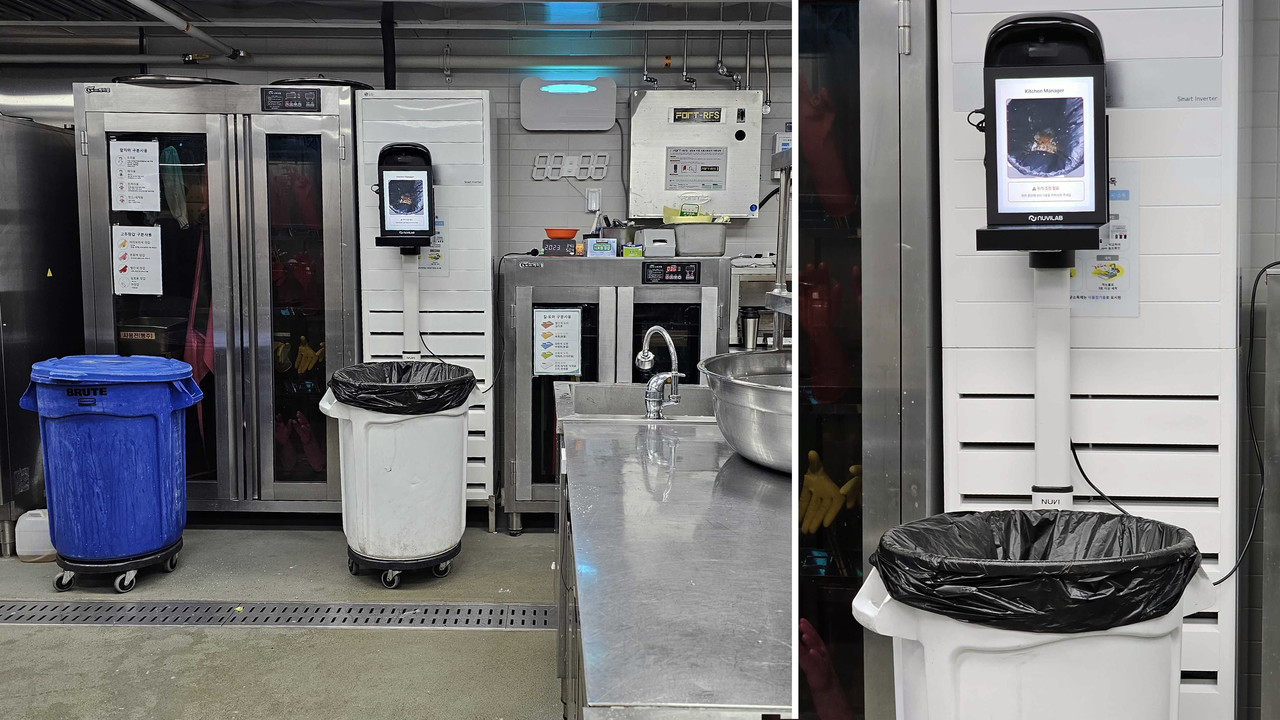 키친 매니저 파일럿 테스트 현장 (사진=누비랩)