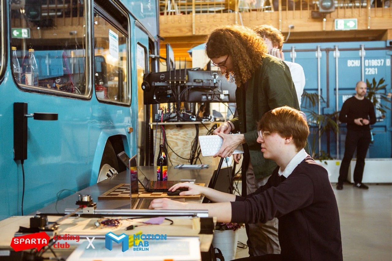 '모션랩 베를린'의 교육 장면 (사진=팀스파르타)