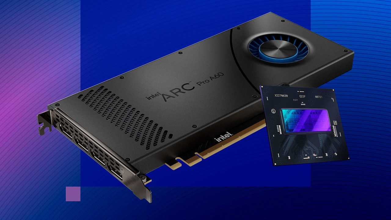 Intel Arc Pro A60 GPU (Picture = Intel)