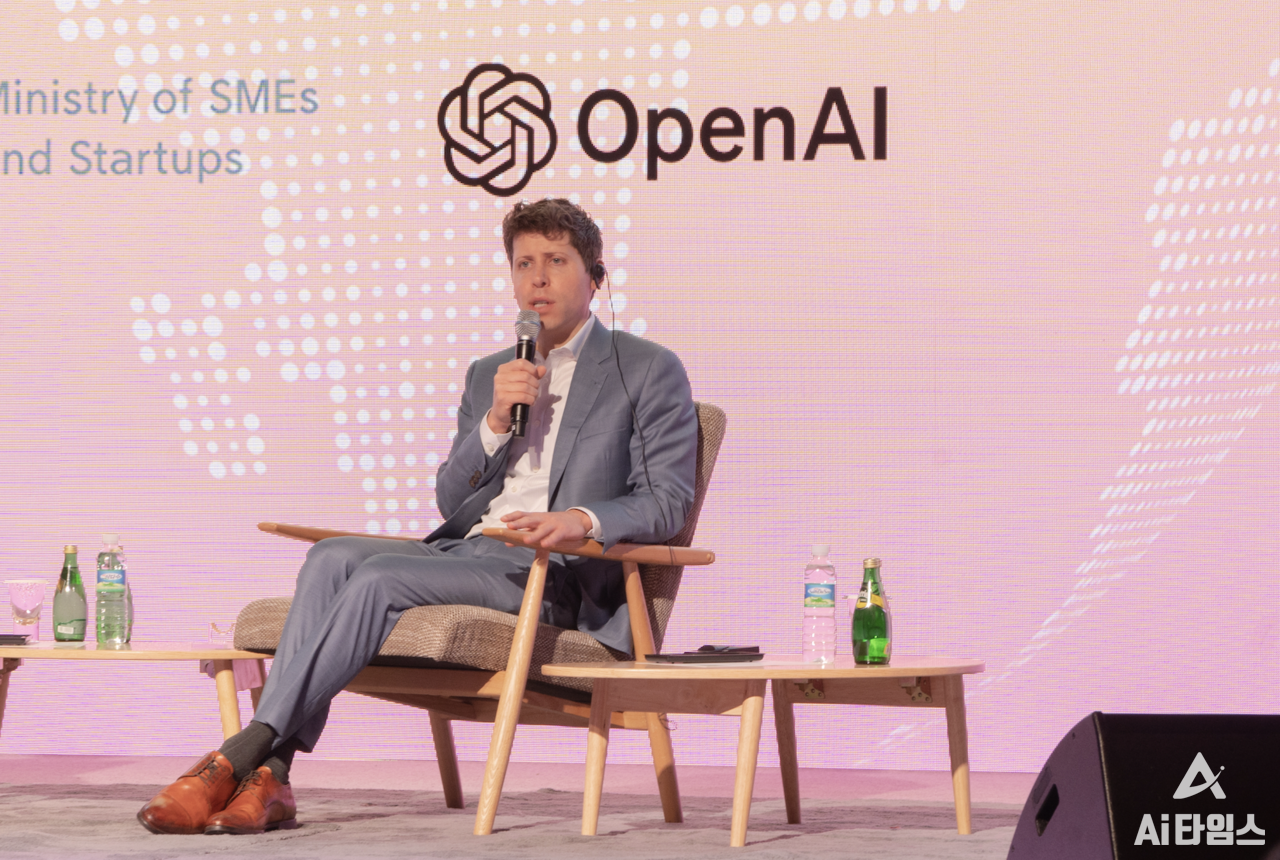9일 방한한 샘 알트만 오픈AI CEO(사진=조예주 기자)