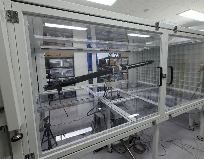 언맨드시스템이 개발한 풍동시험장치.