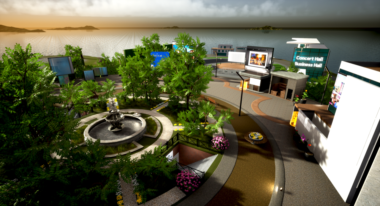 메타버스 플랫폼 '윌드' 플레이 화면 (사진=스마트큐브)