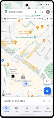 Find directions at a glance (Photo = Google)