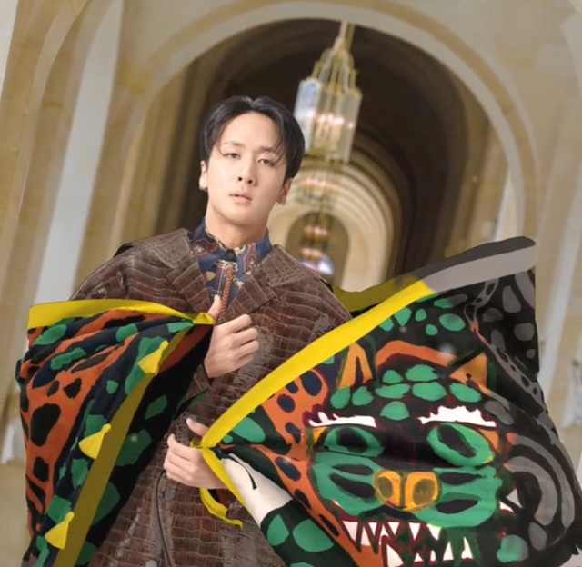 지난해 11월 공개한 고태용×라비 메타버스 패션 (사진=산업부)