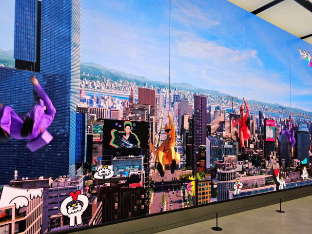  ‘삼성 강남’ 미디어 아트 영상 (사진=비브스튜디오스) 