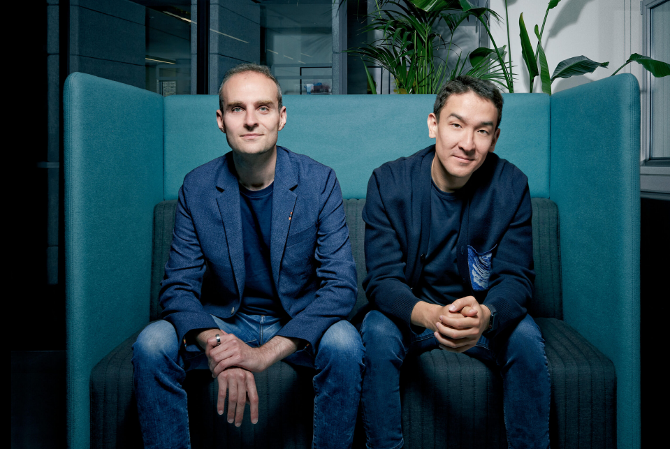 Co-founders, CEO Yanis Kiachopoulos Kurzoli (left) and CTO Artur Saudabayev (Photo=Kuzzoli)