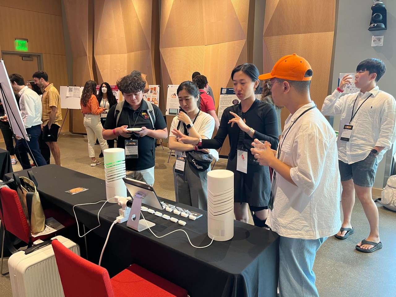 제품 시연 현장 (사진=KAIST)