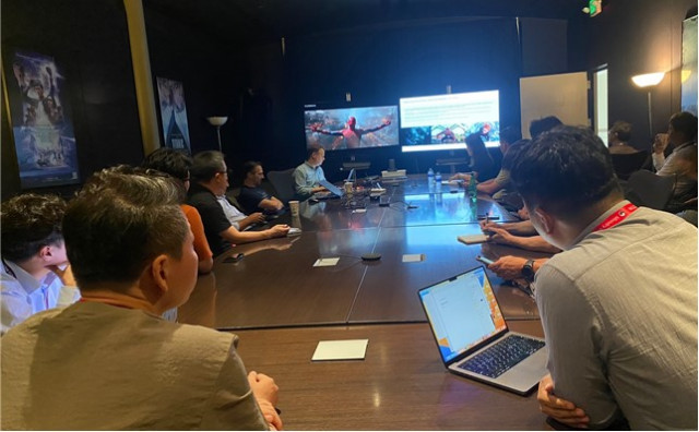 디지털 도메인에서 진행 중인 연수 프로그램 장면 (사진=K-META) 