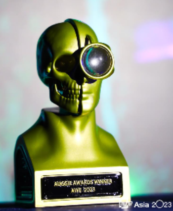 AWE 아시아 어기 어워드 트로피 (사진=리타, AWE 아시아)