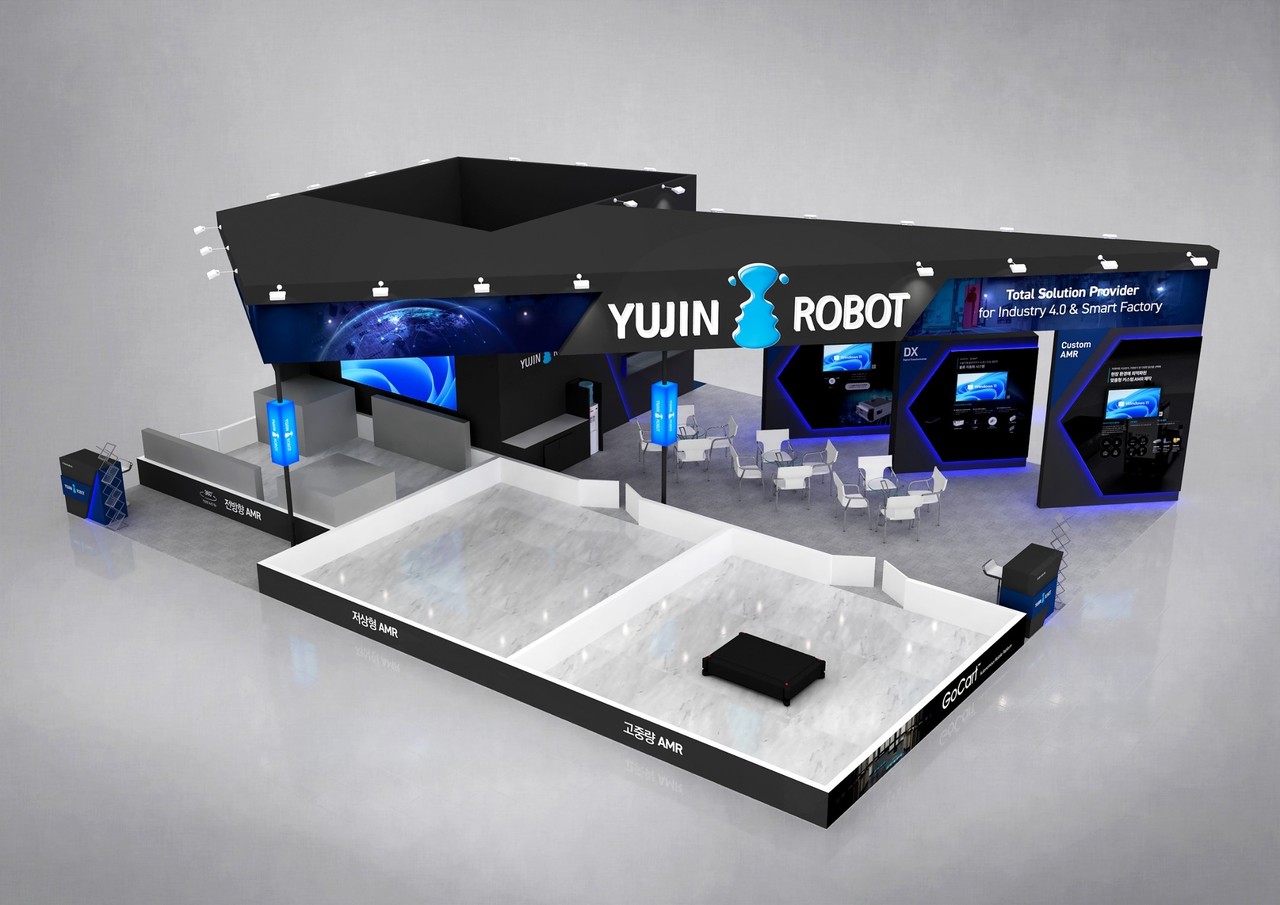  로보월드 부스 조감도 (사진=유진로봇)