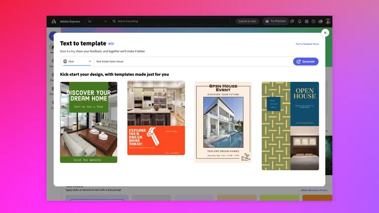 파이어플라이 디자인 모델 (사진=어도비)
