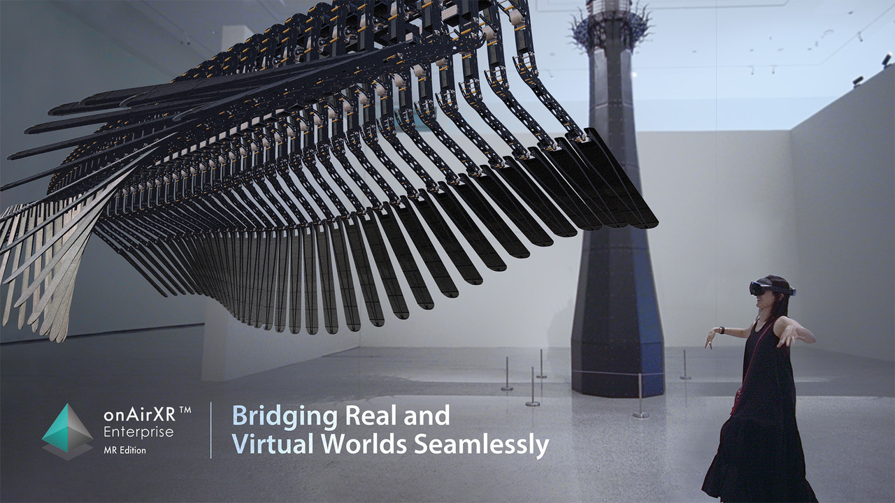 클릭트의 패스스루 MR 스트리밍 기술을 적용한 최우람 작가의 미디어 아트 전시 ‘작은방주’ (사진=클릭트)