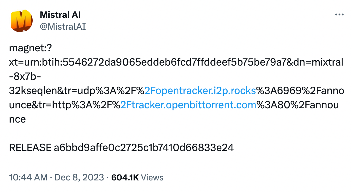 (사진=X, Mistral AI)