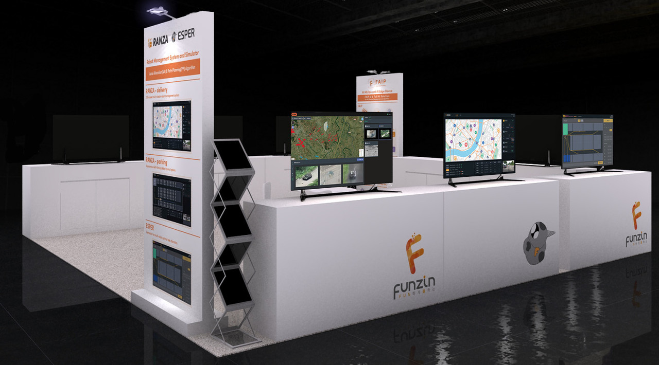 CES2 024 펀진 부스 조감도 (사진=펀진)