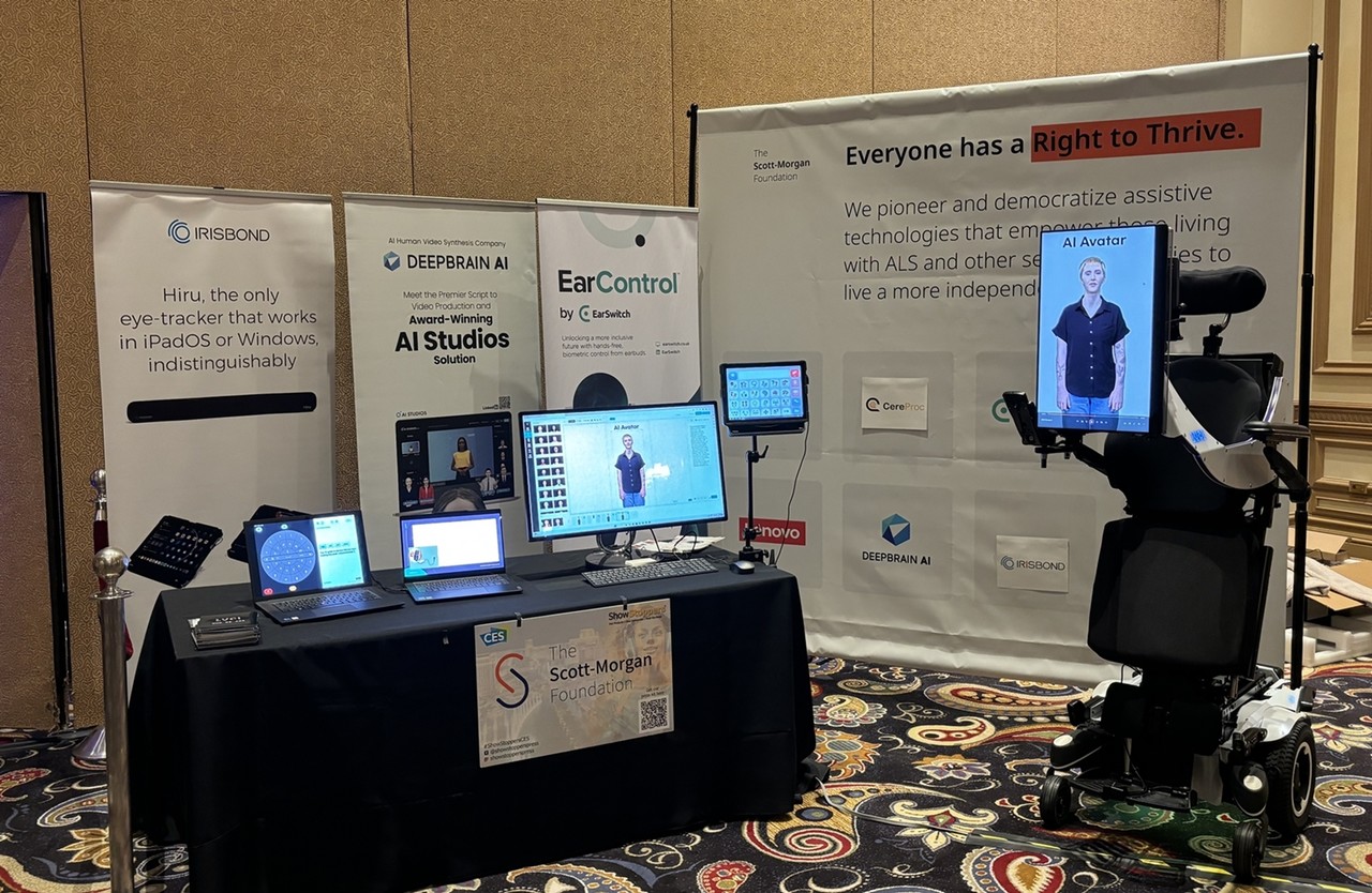 딥브레인AI CES 부스 현장 (사진=딥브레인AI)