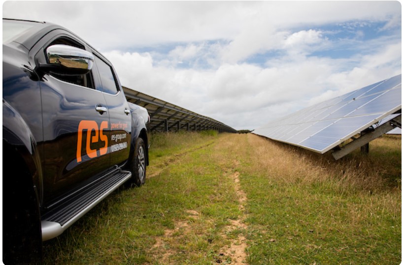 그로스터셔 카운티 태양광 시설 (사진=RES)