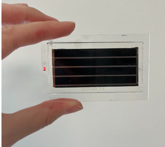 페로브스카이트 태양광 모듈 (사진=솔레어스 엔터프라이즈)