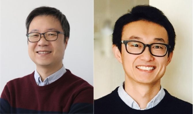 이지항 상명대 휴먼지능정보공학 교수와 이상완 KAIST 뇌인지과학과 교수 및 신경과학-인공지능 융합연구센터장(사진=KAIST)