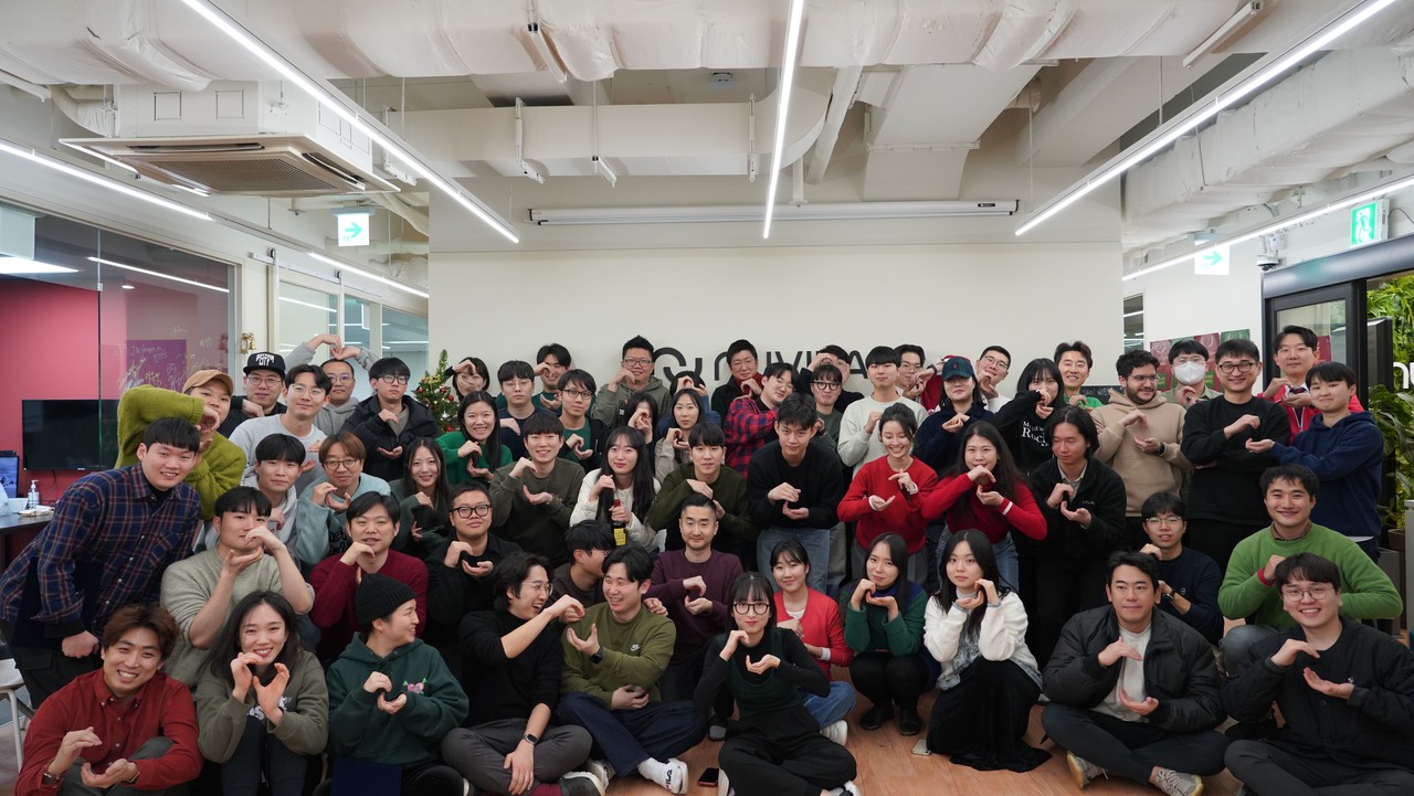 누비랩 직원 단체사진 (사진=누비랩)