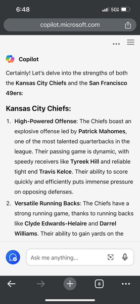 코파일럿  응답 오류 (사진=엑스)