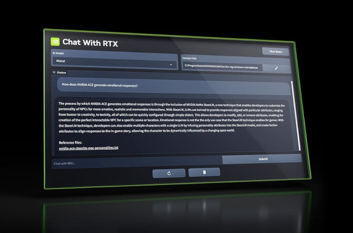 챗 위드 RTX (사진=엔비디아)