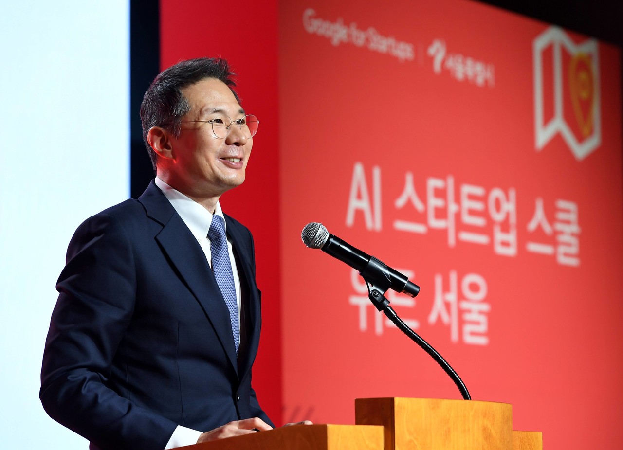 김경훈 구글코리아 대표가 인사를 전하고 있다. (사진=구글코리아)