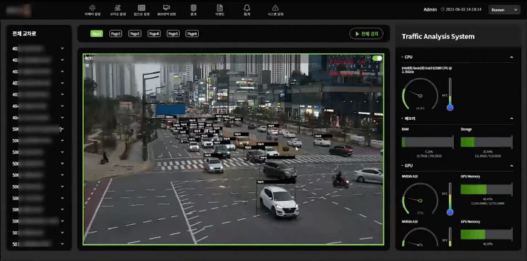 TAS object recognition example (Photo = Raon Road)