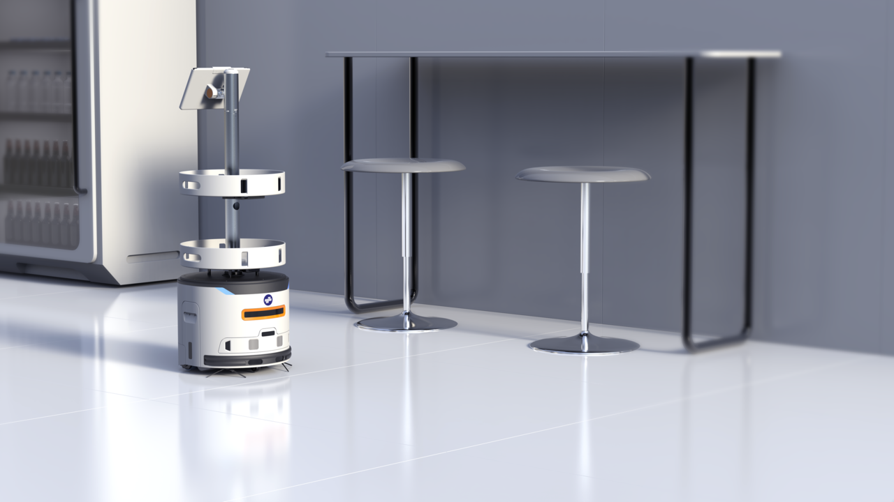 라이노스 J30 실내용 중형 청소로봇 (사진=라이노스)