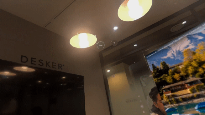 비전 프로의 시스루 조절