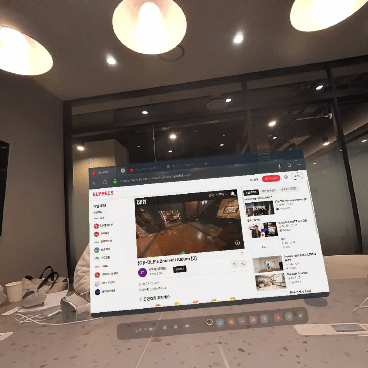 메타 퀘스트 3의 시스루 조절