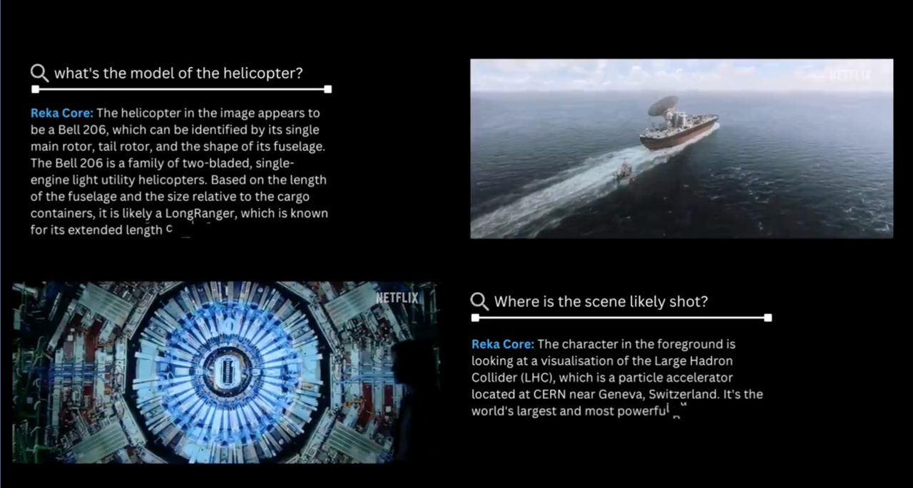 레카 코어는 화면에서 일어나는 일을 텍스트로 번역할 수 있다( 사진=레카)