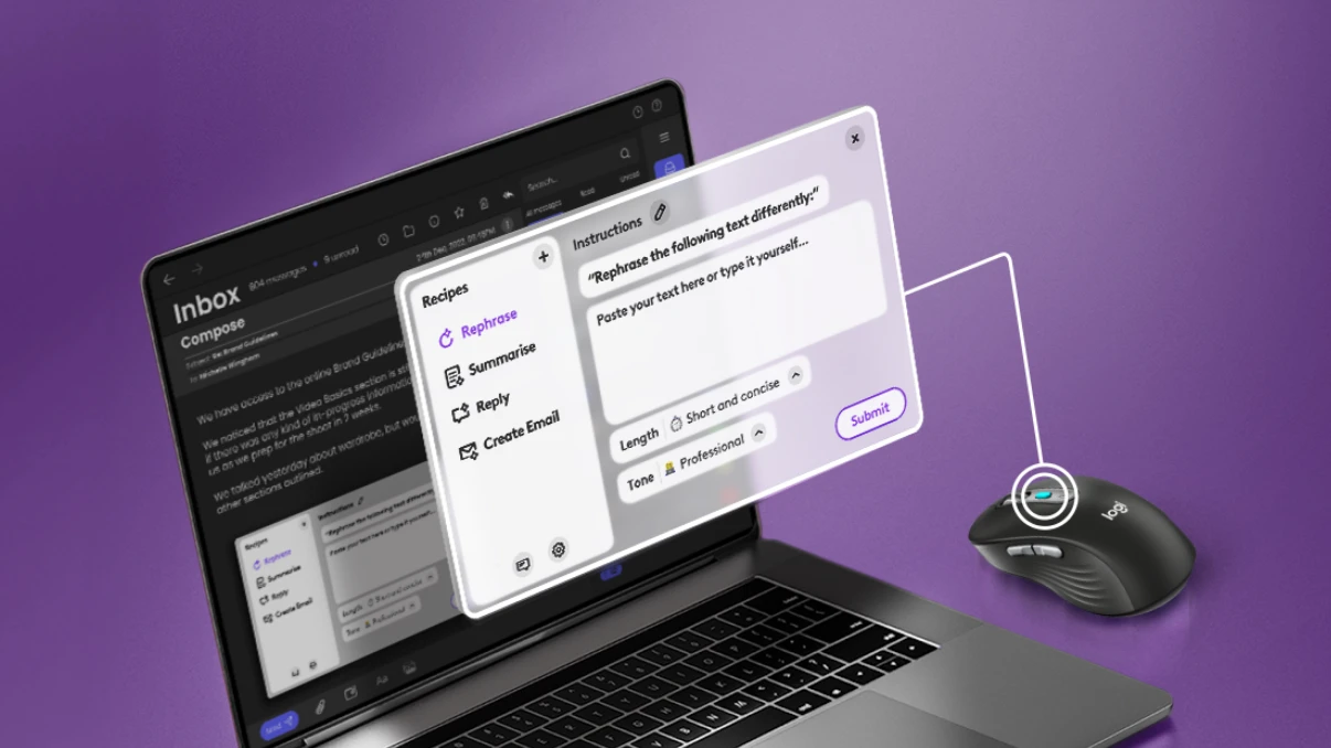 시그니처 AI 에디션 마우스 ‘M750’ (사진=로지텍)
