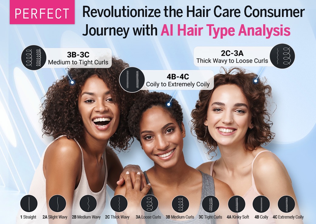 헤어 타입 분석 AI 출시(사진=퍼펙트)